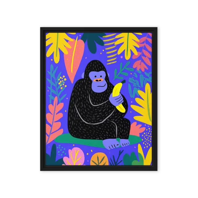 Gorilla in the Jungle | Art Print