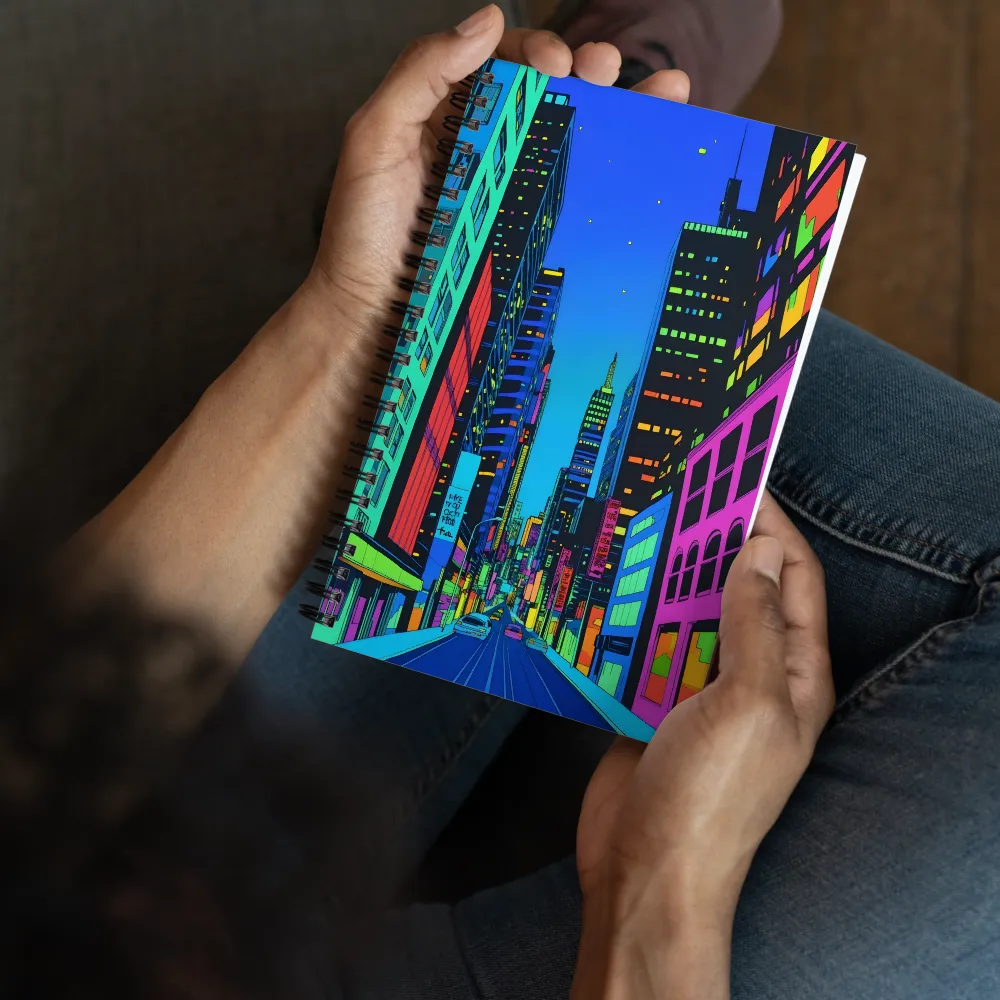 Cyberpunk City Nights 
 Spiral Notebook | 140 pages