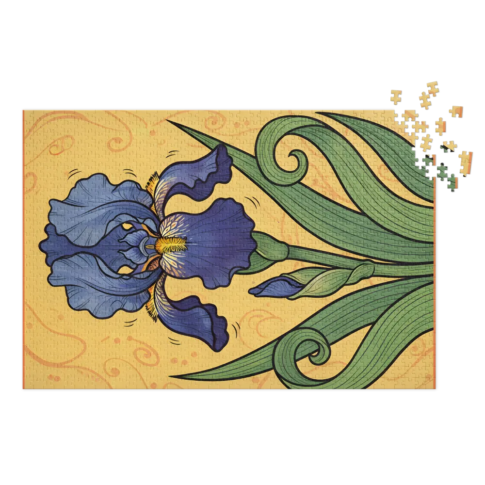 Art Nouveau Iris