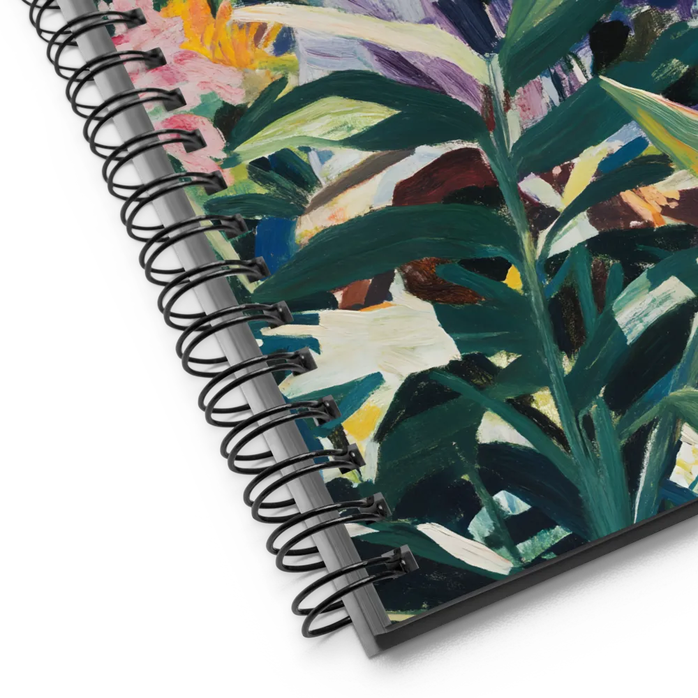 Serene Garden Portrait 
 Spiral Notebook | 140 pages