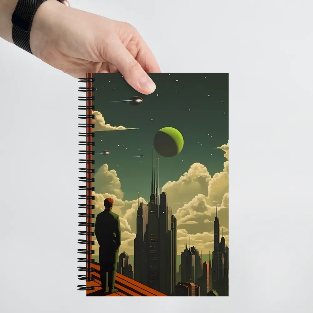 Observer of the Emerald City 
 Spiral Notebook | 140 pages