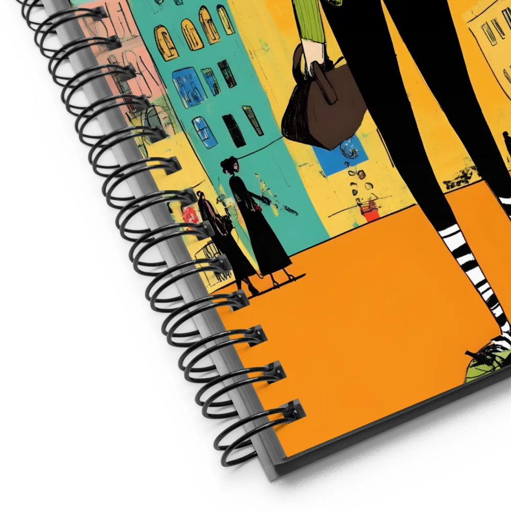 City Wanderer 
 Spiral Notebook | 140 pages