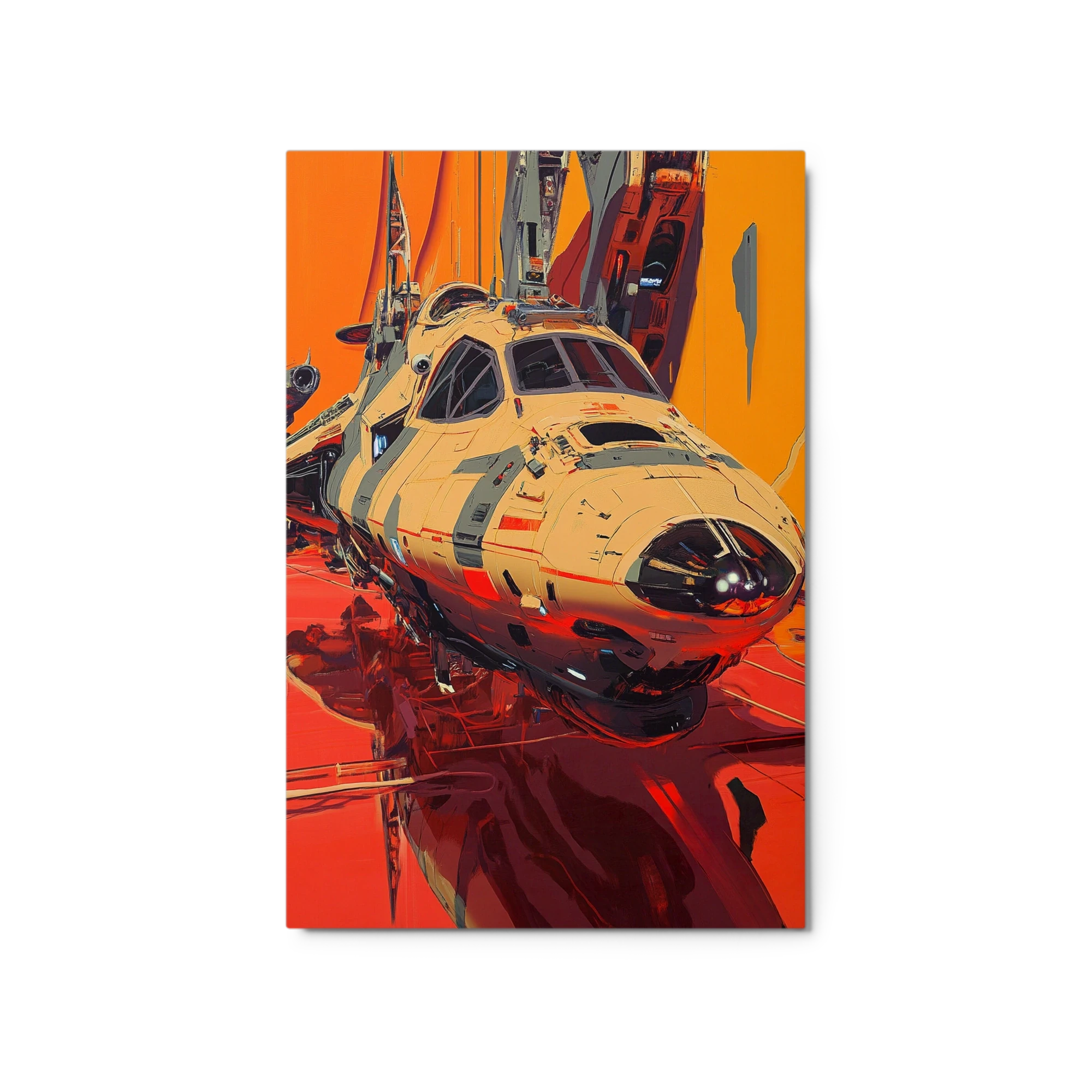 Futuristic Spaceship Design