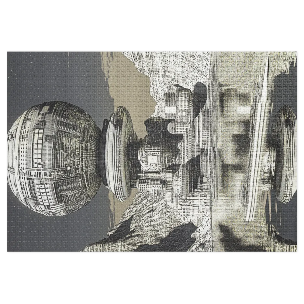 Futuristic Floating Structure | Jigsaw Puzzle (252/520 pieces)
