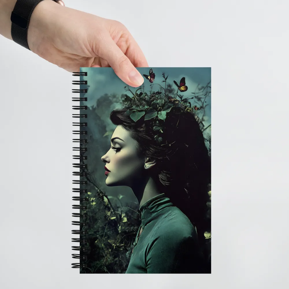 Enchanted Botanical Profile 
 Spiral Notebook | 140 pages