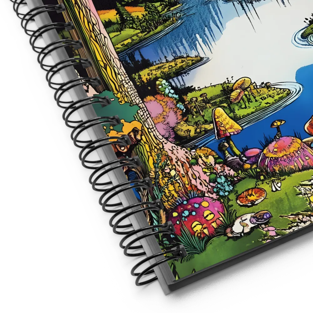 Mystic Mushroom Forest 
 Spiral Notebook | 140 pages