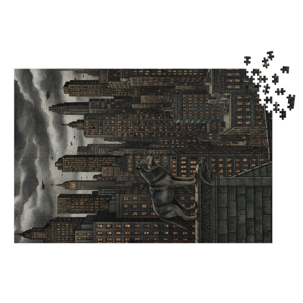 Rooftop Wolf
