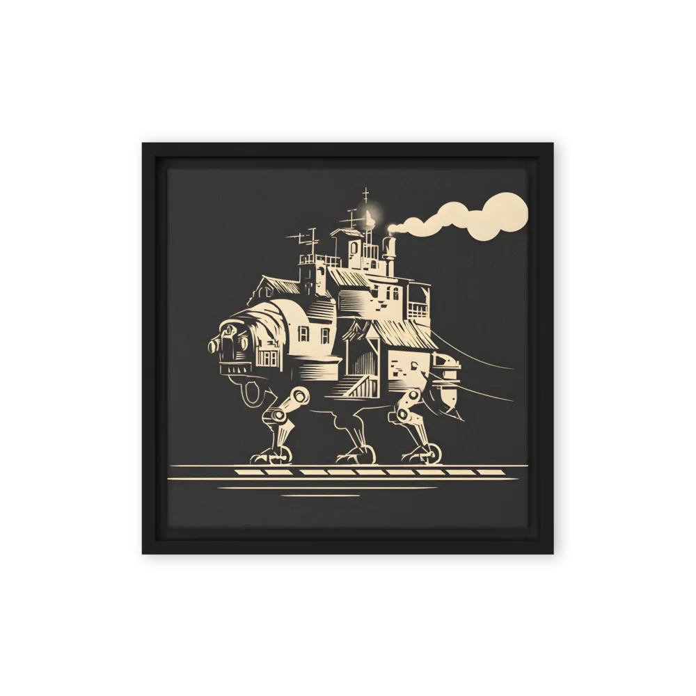 The Mechanical Wanderer 
 Canvas | 6″x 6″
