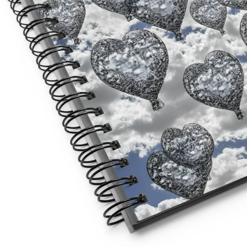 Floating Heart Balloons 
 Spiral Notebook | 140 pages