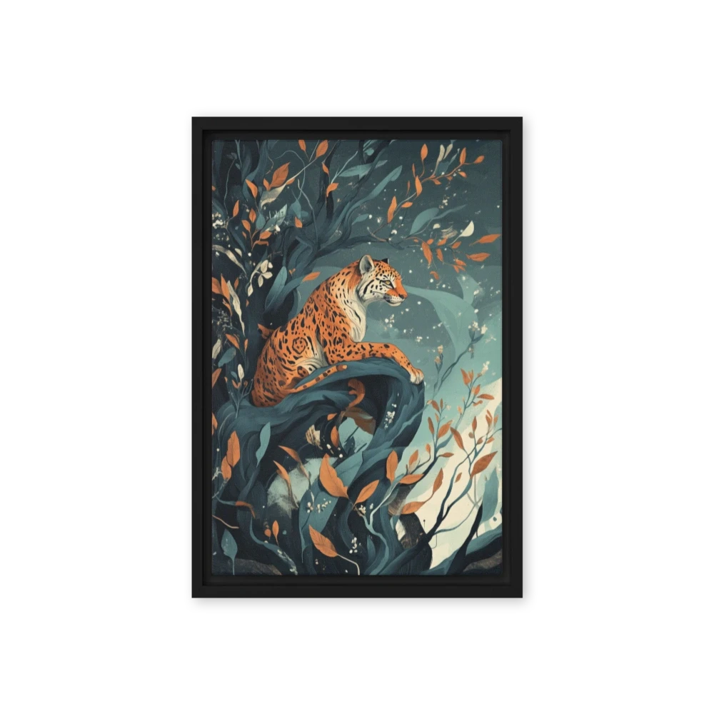 Art Nouveau Jungle Leopard