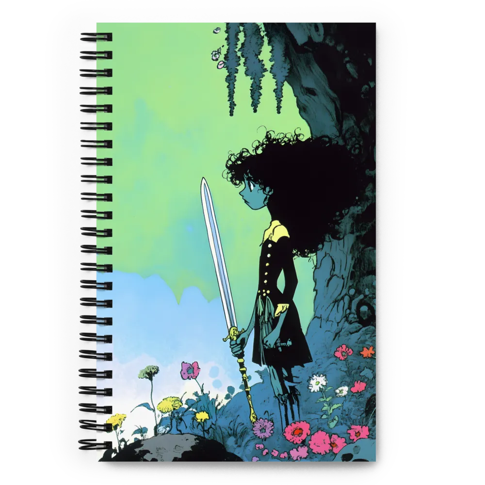 The Swordswoman's Garden 
 Spiral Notebook | 140 pages