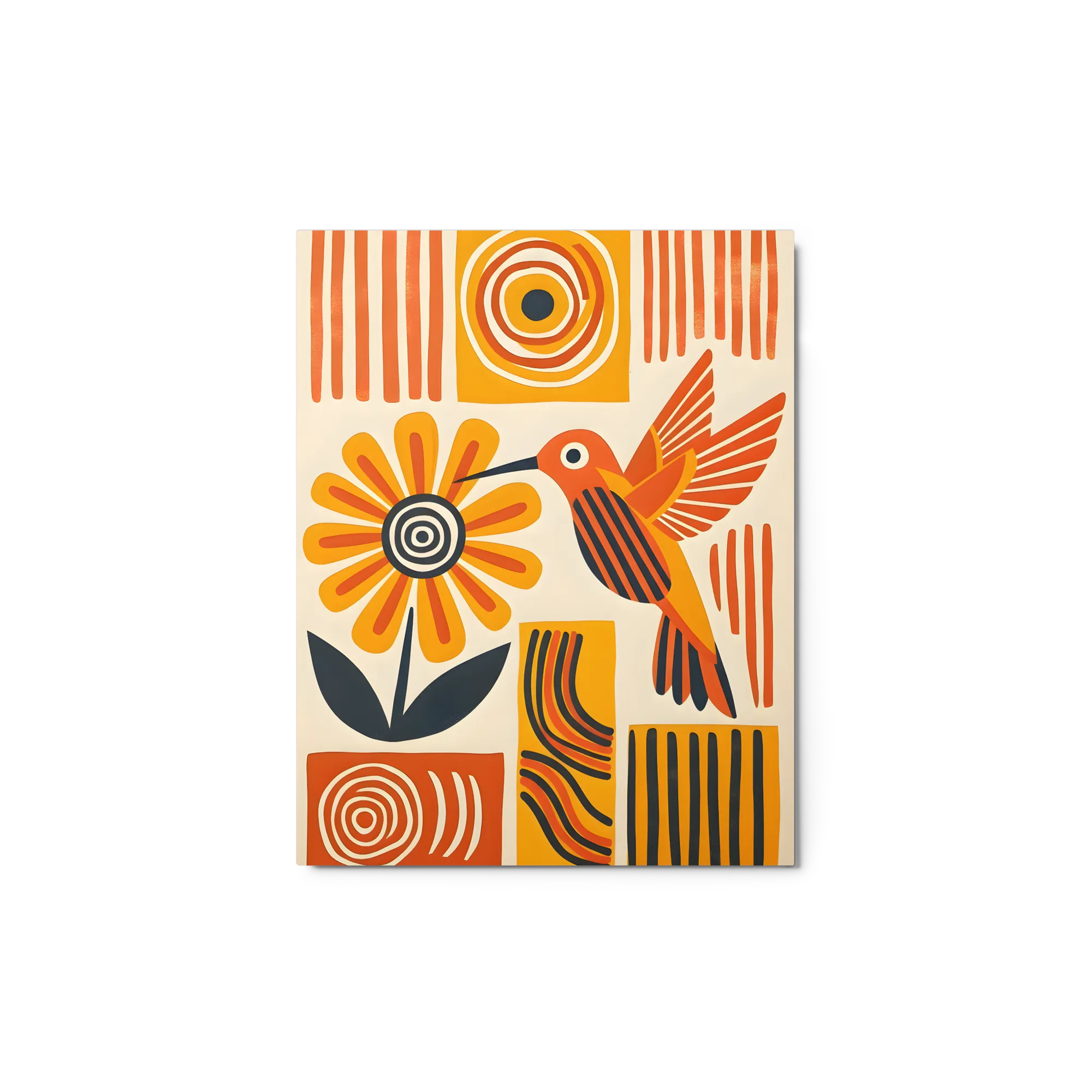 Mid-Century Modern Hummingbird