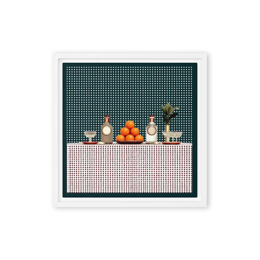 Aperitif and Oranges Still Life | Art Print