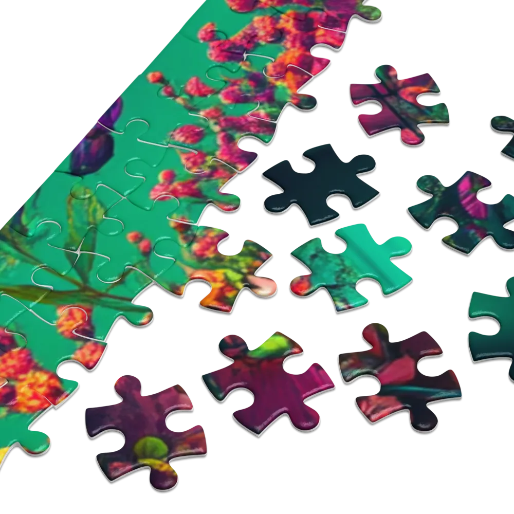 Flora and Foliage Persona 
 Jigsaw Puzzle in Tin Box