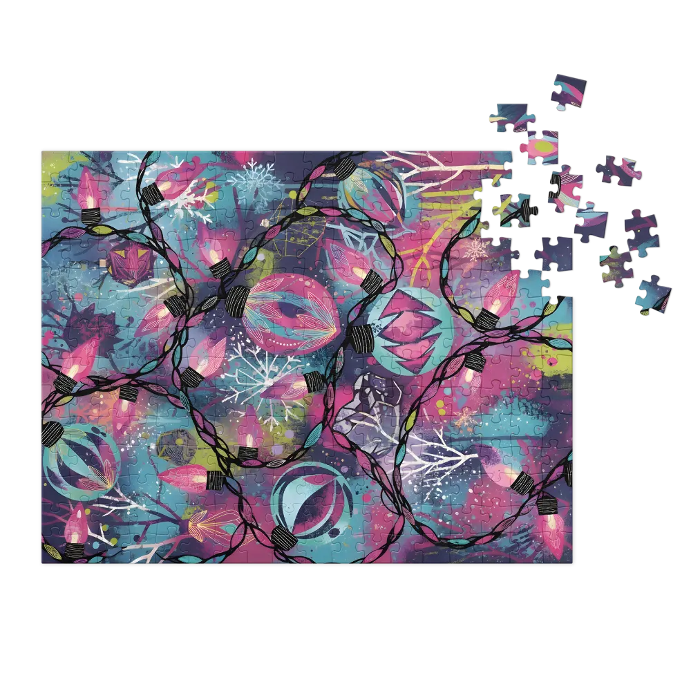 Holiday Lights Pattern | Jigsaw Puzzles