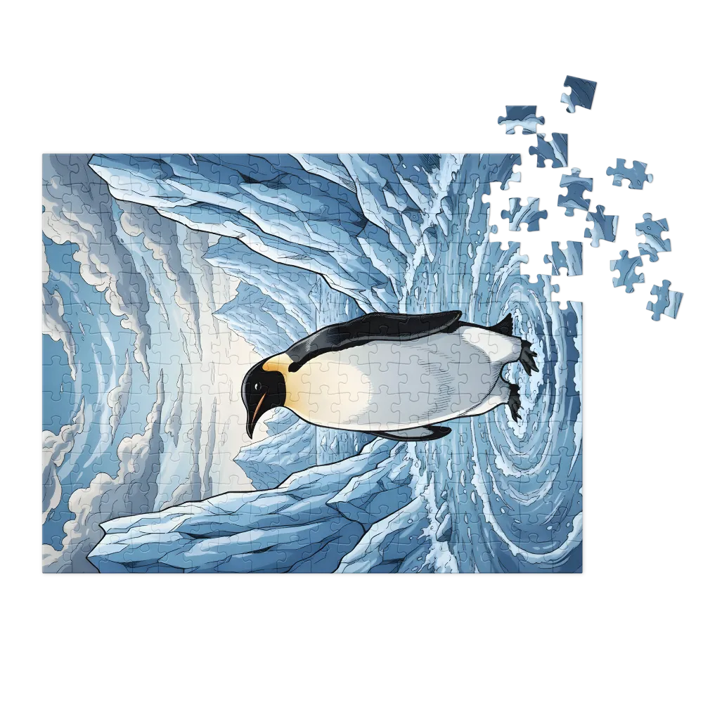 Emperor on Ice | Jigsaw Puzzles