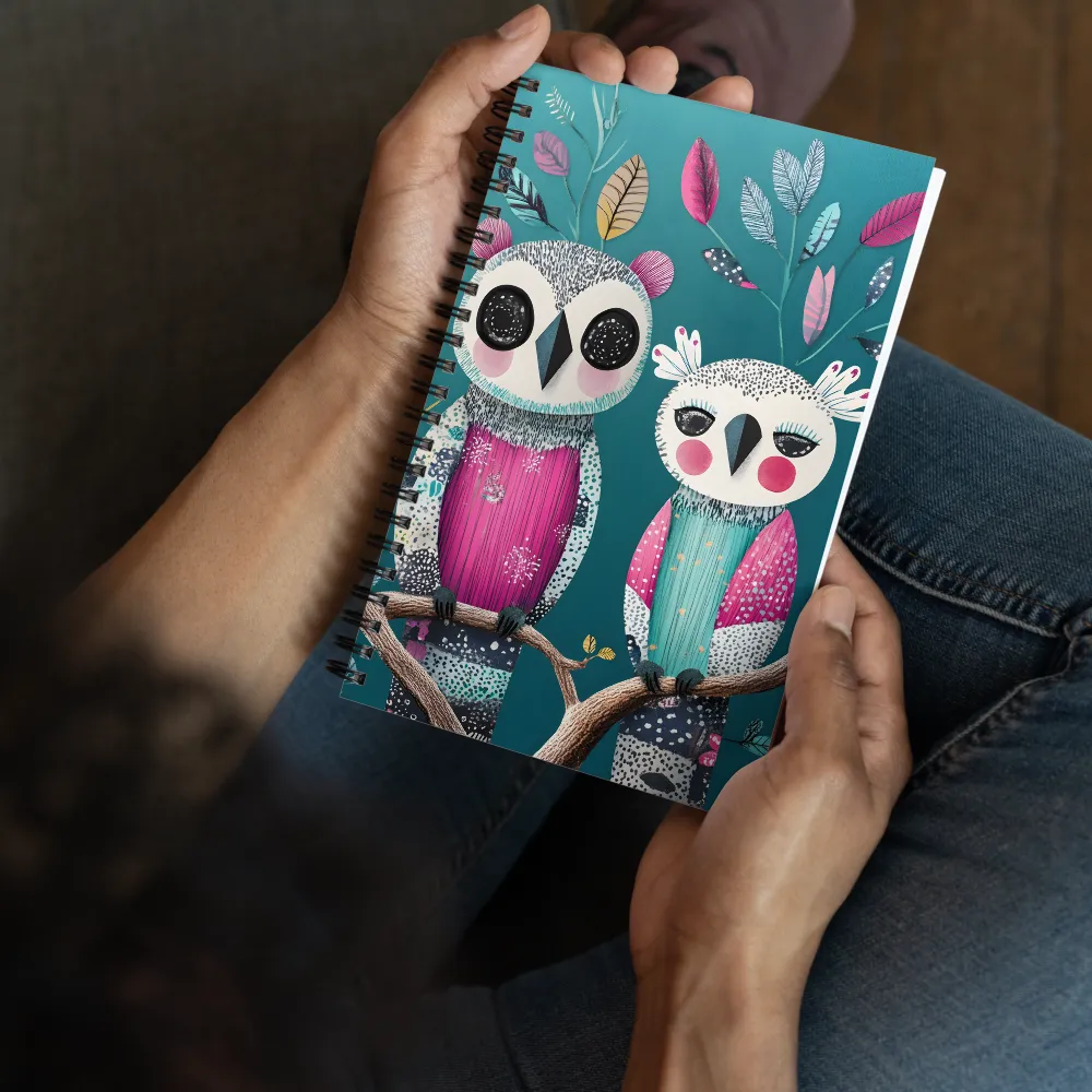 Whimsical Duo: A Celebration of Nature and Color