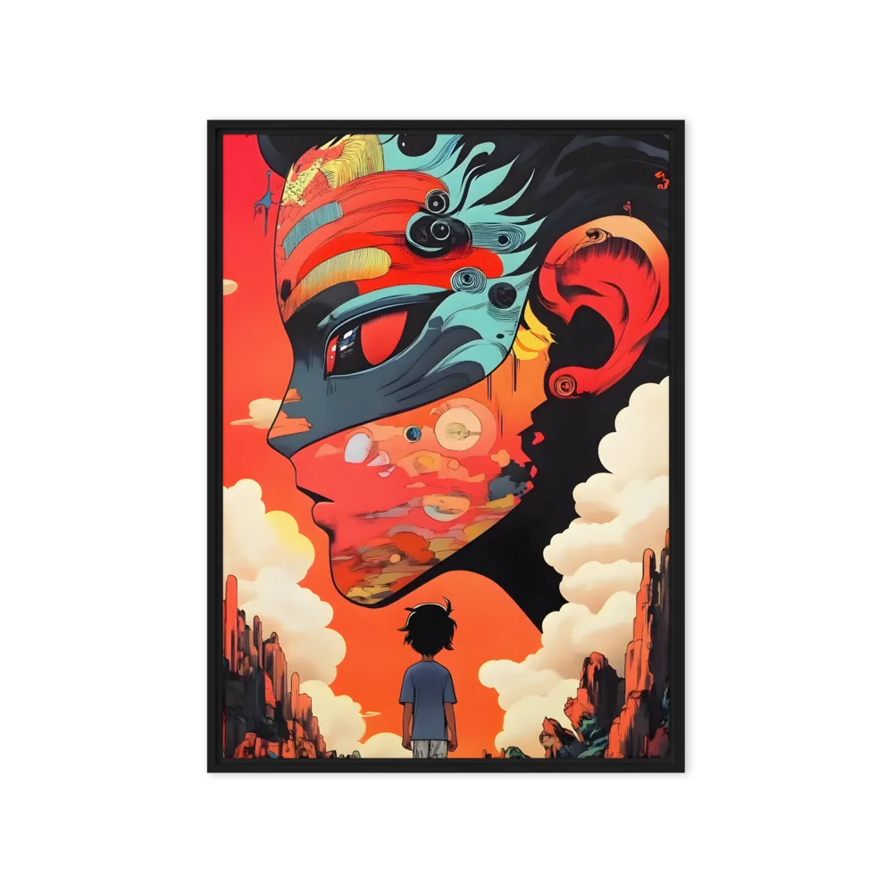 Desert Gaze 
 Canvas with Black Frame