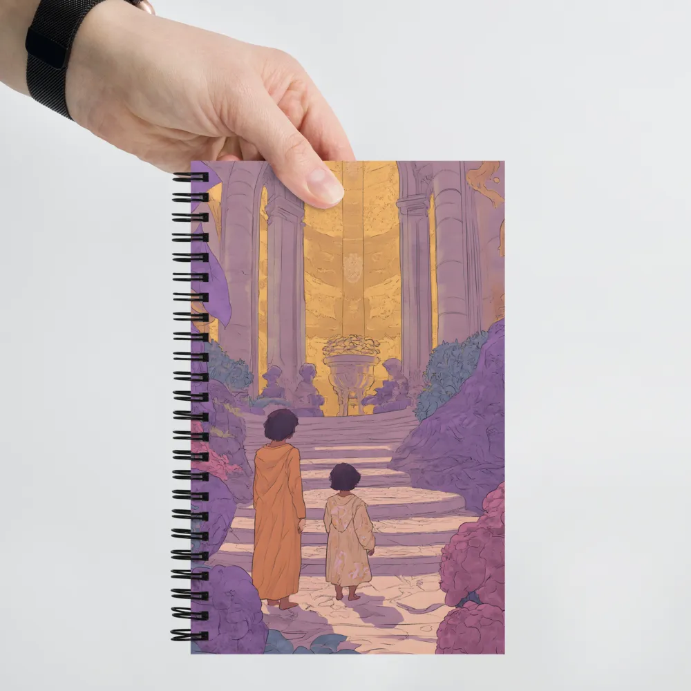 Ascent to the Golden Temple 
 Spiral Notebook | 140 pages