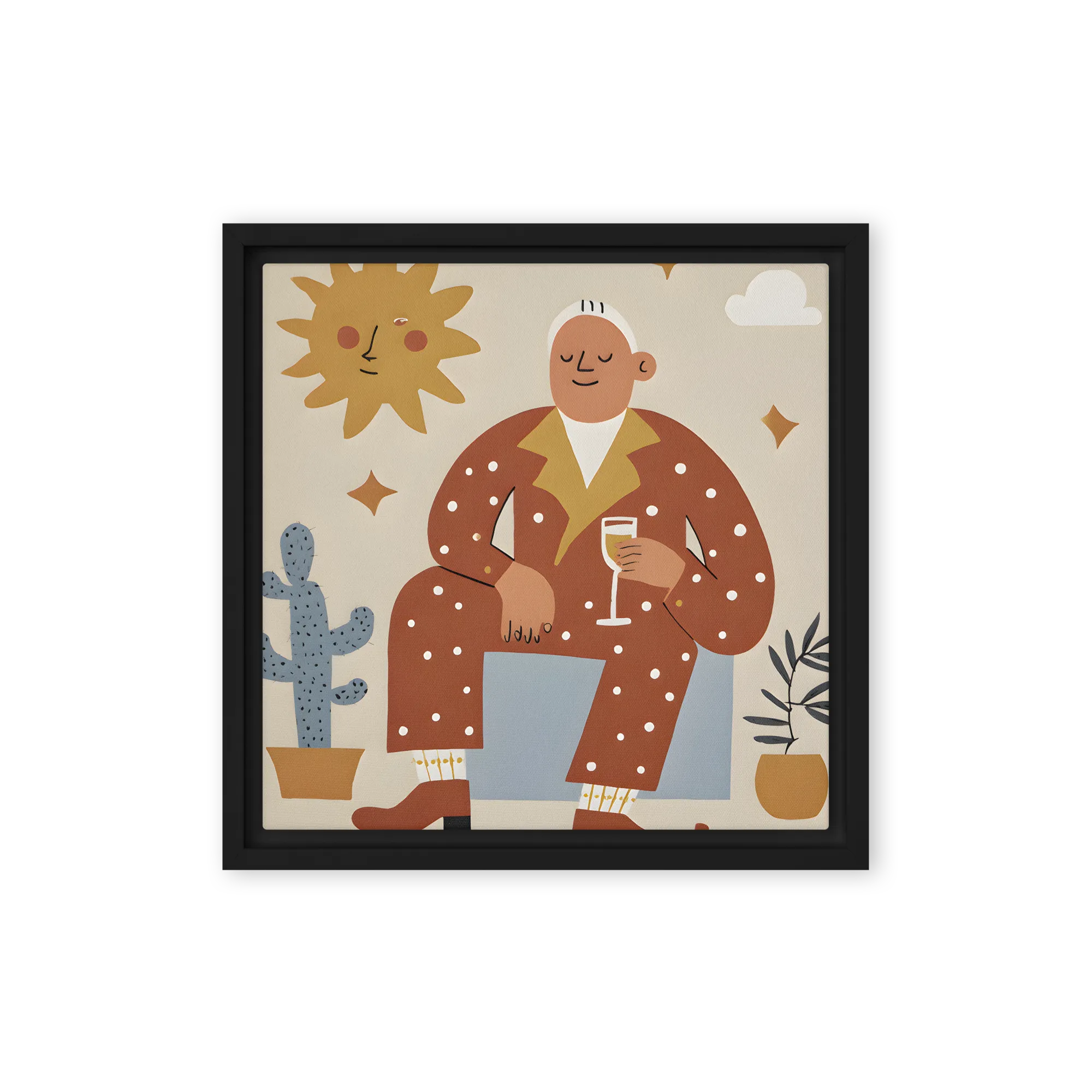 Pajama Day Dreams 
 Canvas | 32″x 32″