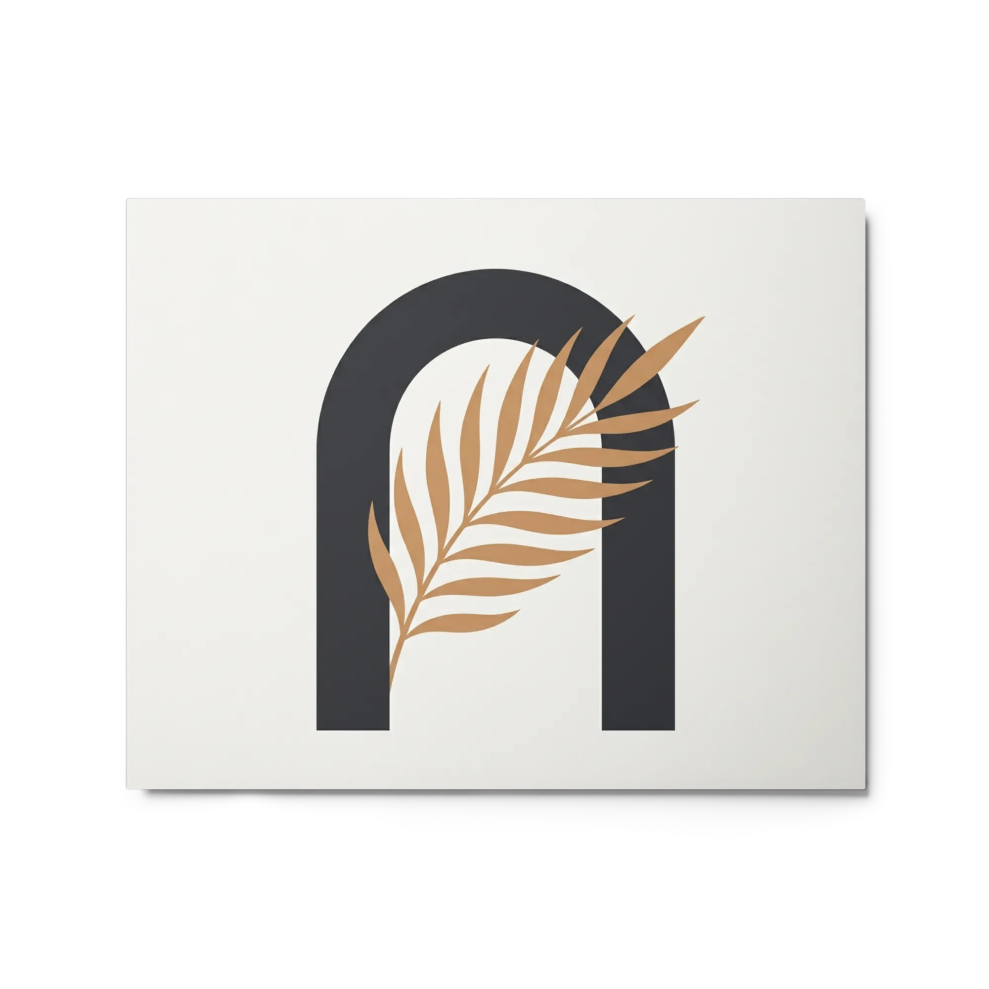 Minimalist Palm Arch