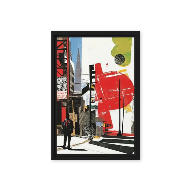 Urban Solitude: A Modern Cityscape | Art Print