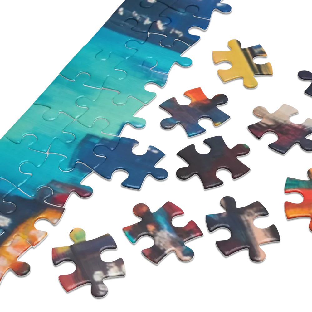 Times Square Pulse 
 Jigsaw Puzzle in Tin Box