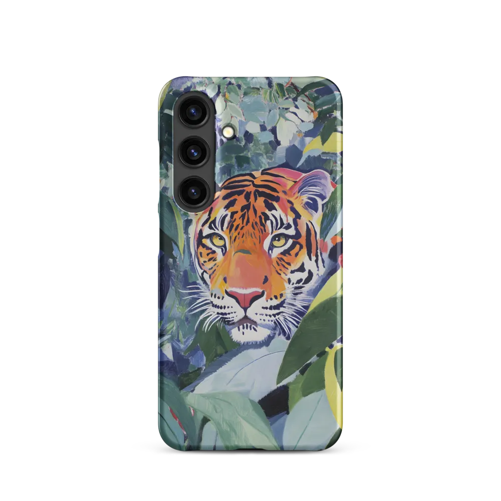 Tiger Among Lush Green Leaves | Phone Case