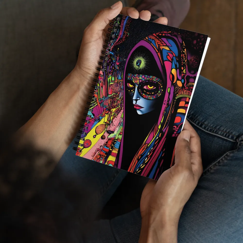 Psychedelic Masked Vision 
 Spiral Notebook | 140 pages