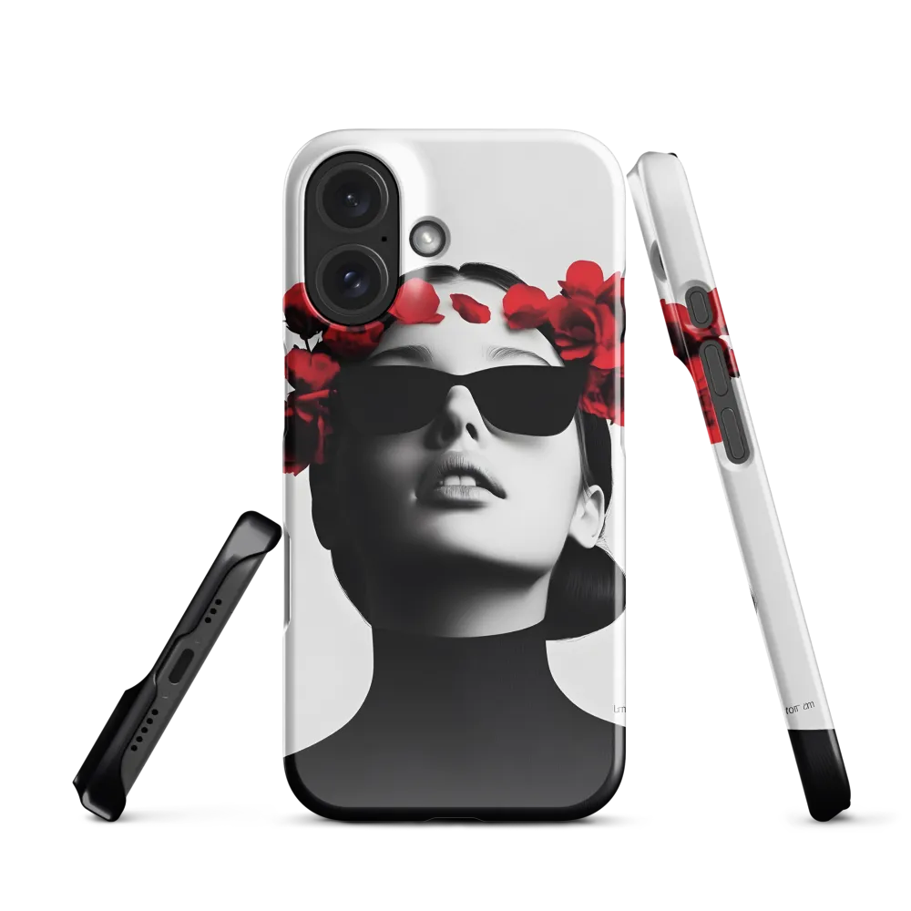 Elegance in Red 
 Samsung Galaxy S10 | Snap Case