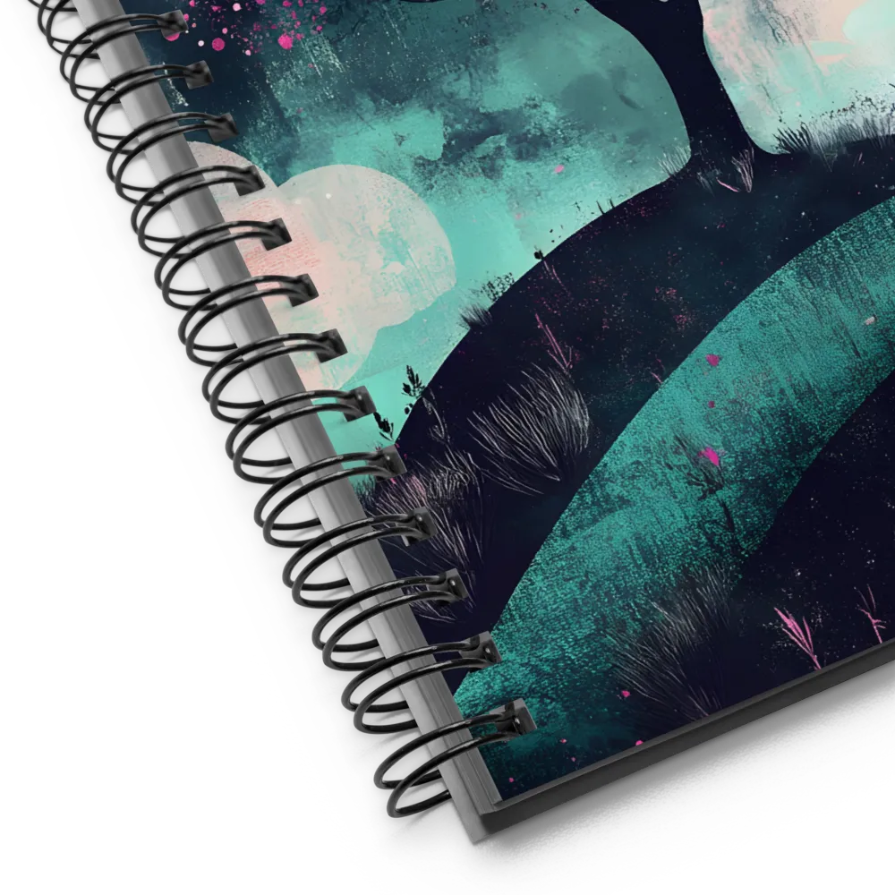 Dreamy Cherry Blossom Tree 
 Spiral Notebook | 140 pages
