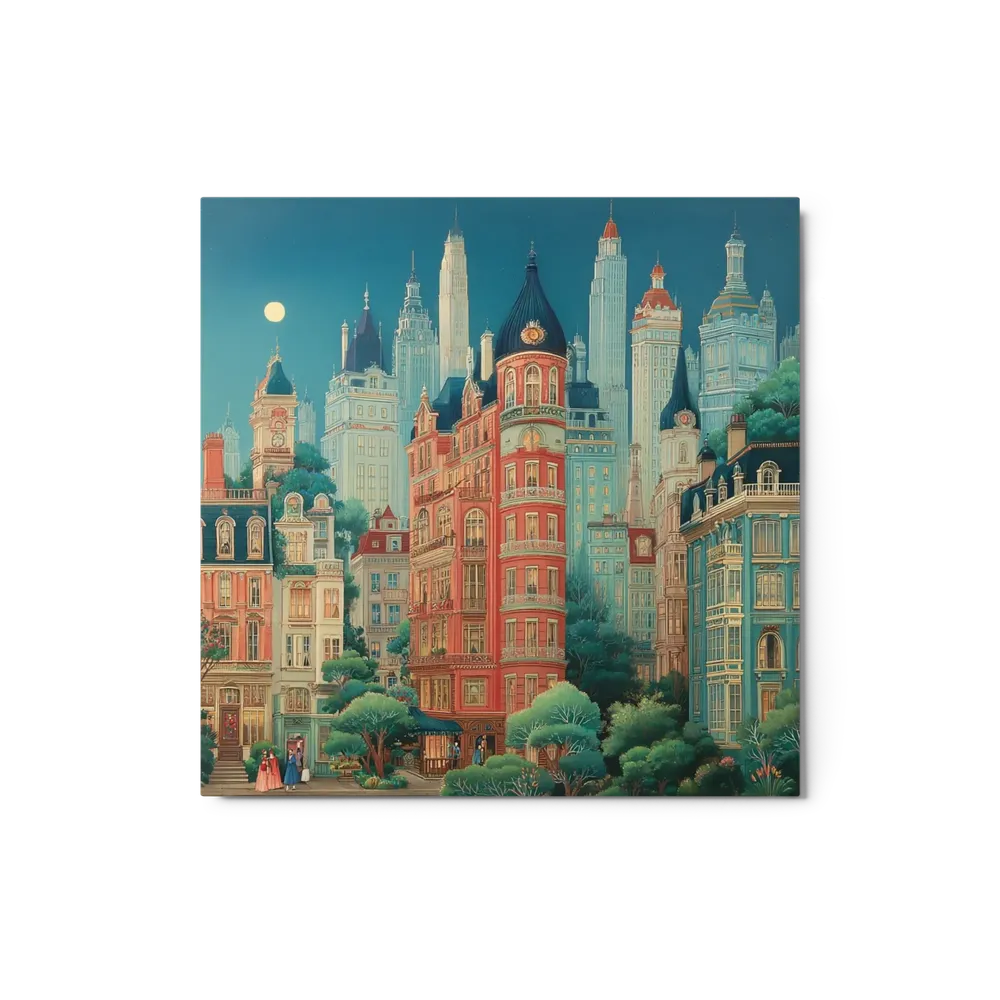 Metropolis Under the Moon | Art Print