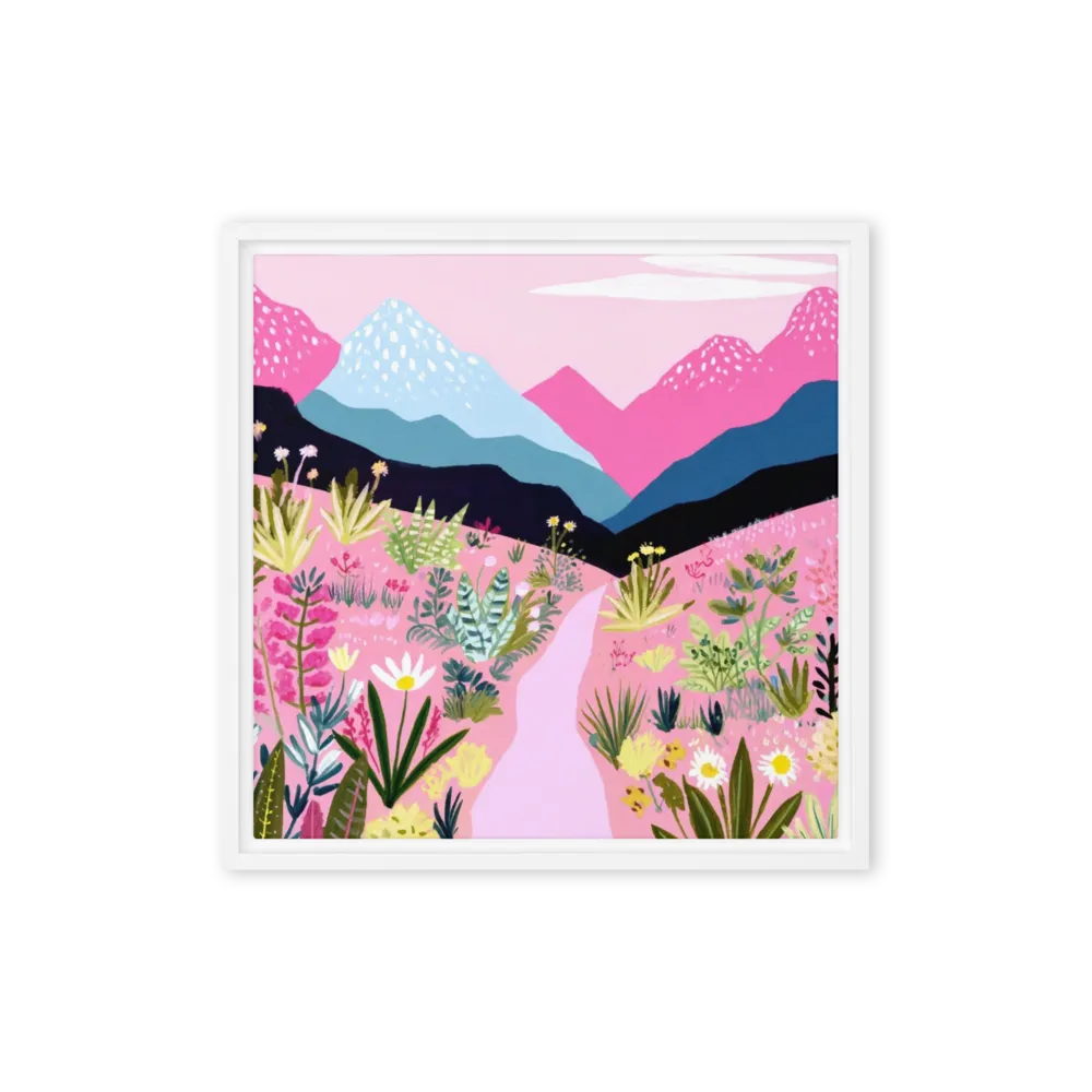 Valley of Dreams 
 Poster with White Frame | 18″x 18″