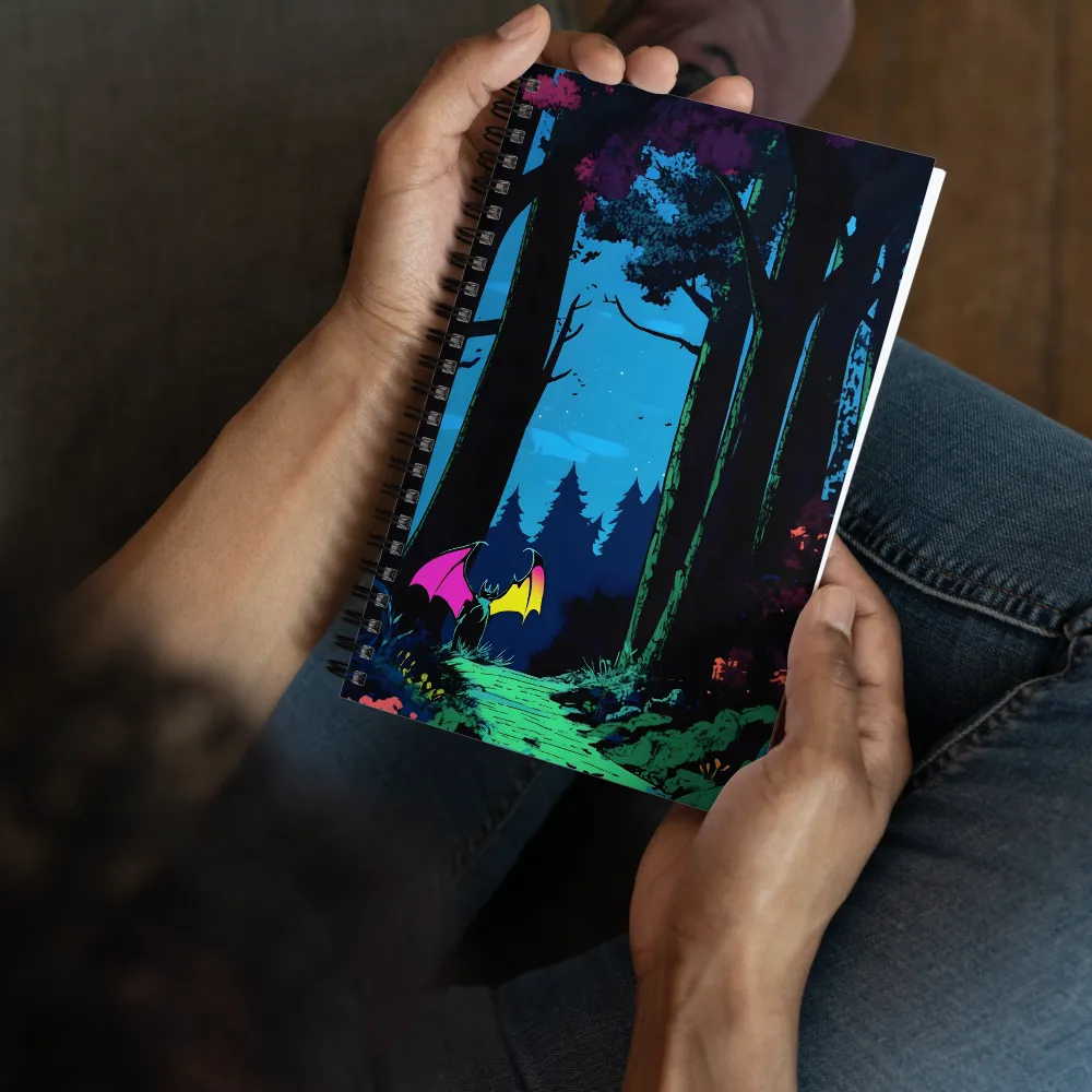 Luminous Forest Spirit 
 Spiral Notebook | 140 pages