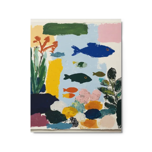 Playful Underwater World | Art Print