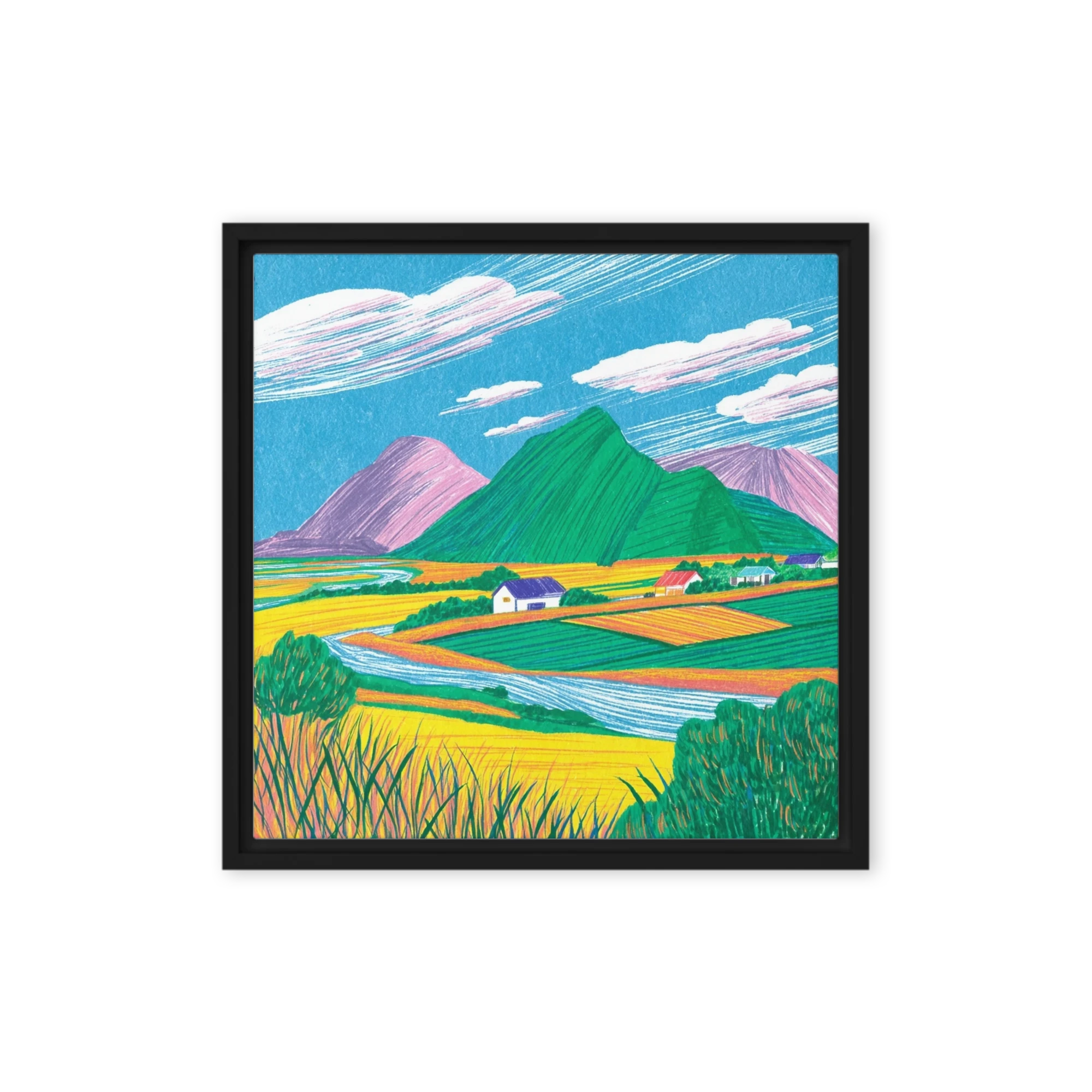 Colorful Valley Fields
