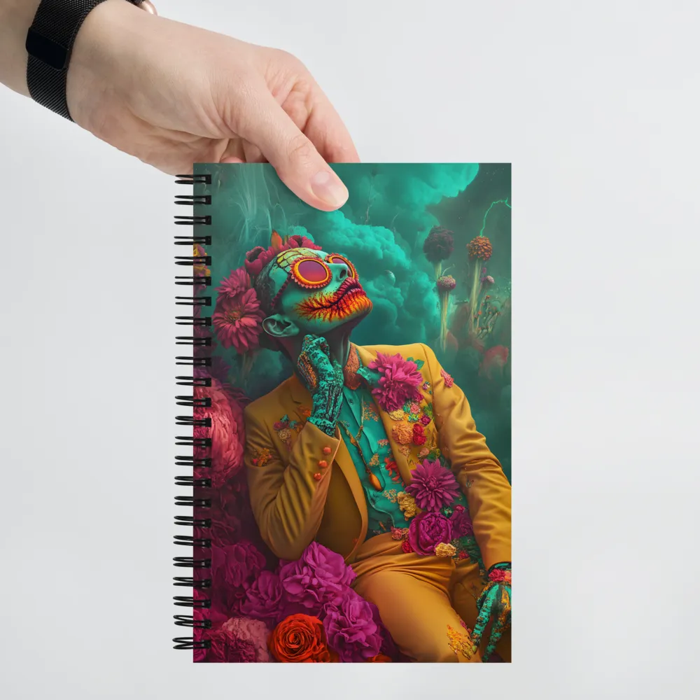 Floral Sugar Skull Dream 
 Spiral Notebook | 140 pages