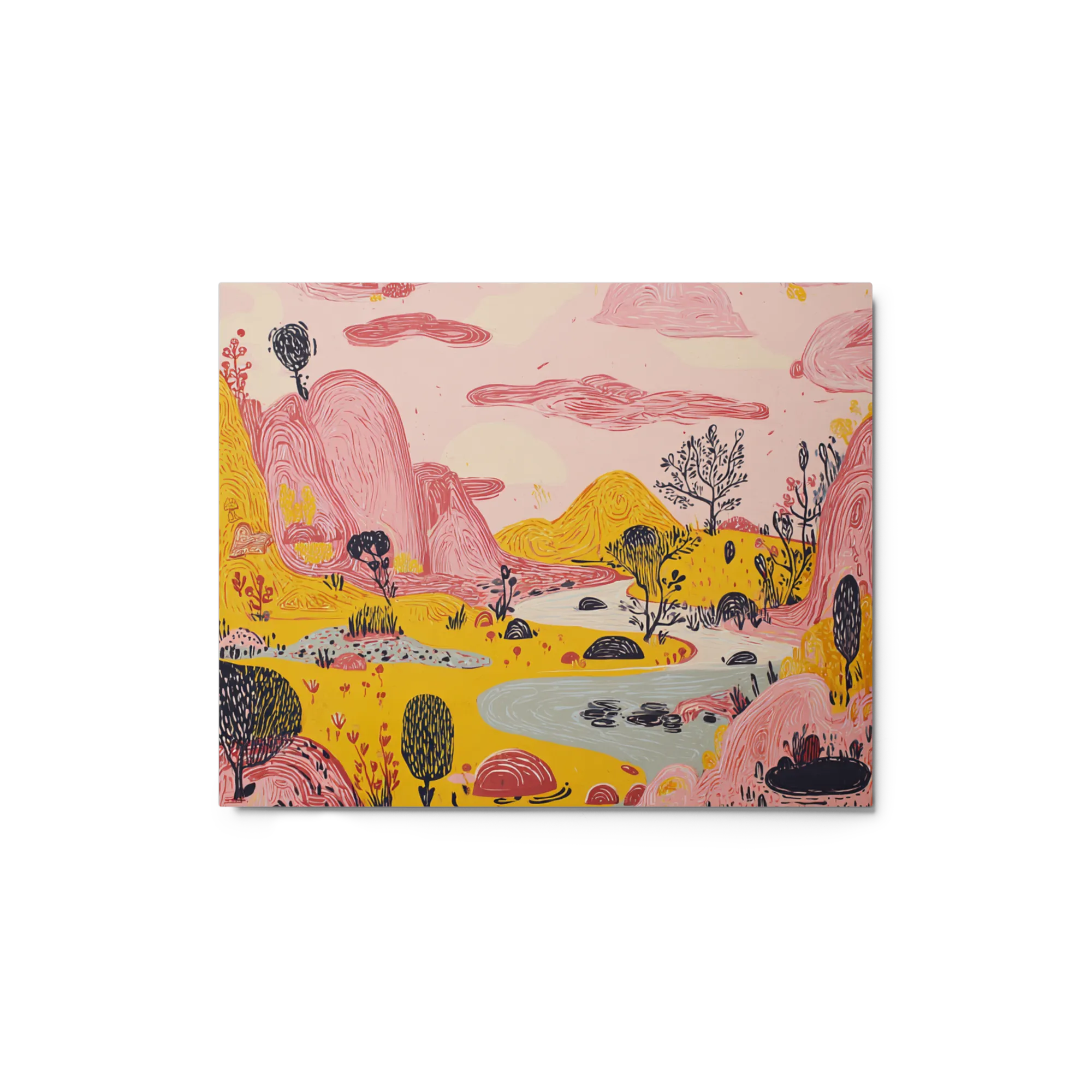 Whimsical River Valley | Art Print