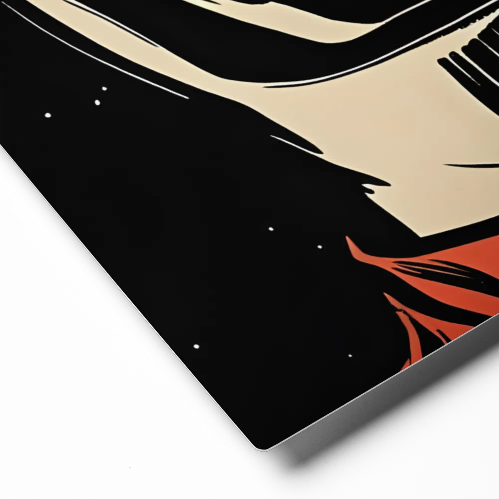 Stargazer 
 Canvas with Brown Frame