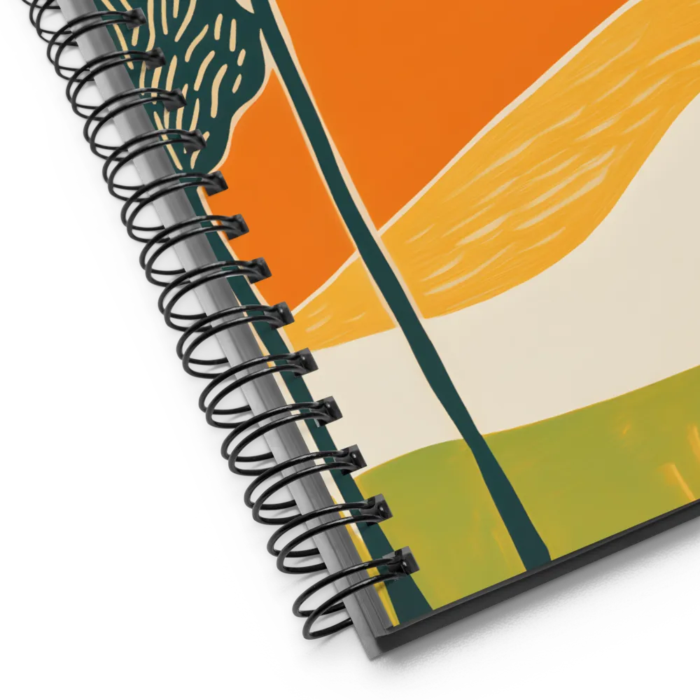 Serene Blocks of Nature 
 Spiral Notebook | 140 pages