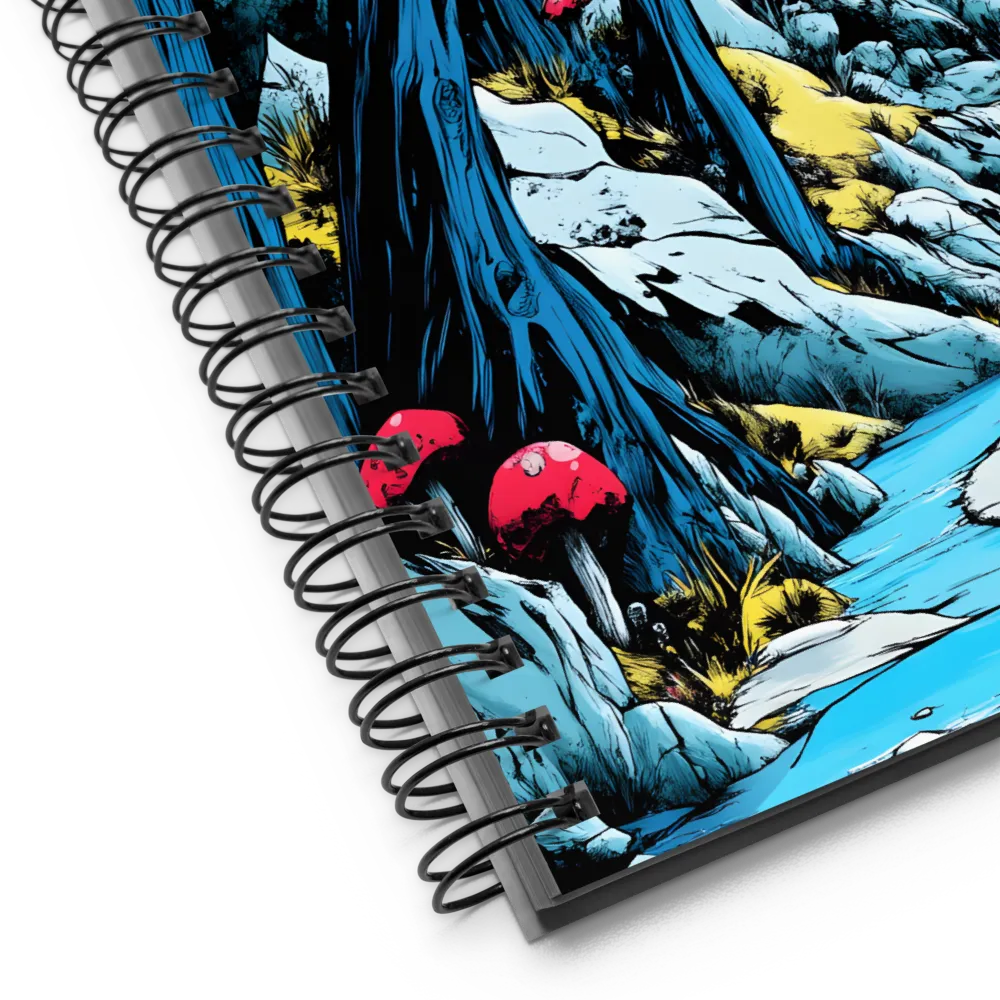 Enchanted Forest Stream 
 Spiral Notebook | 140 pages
