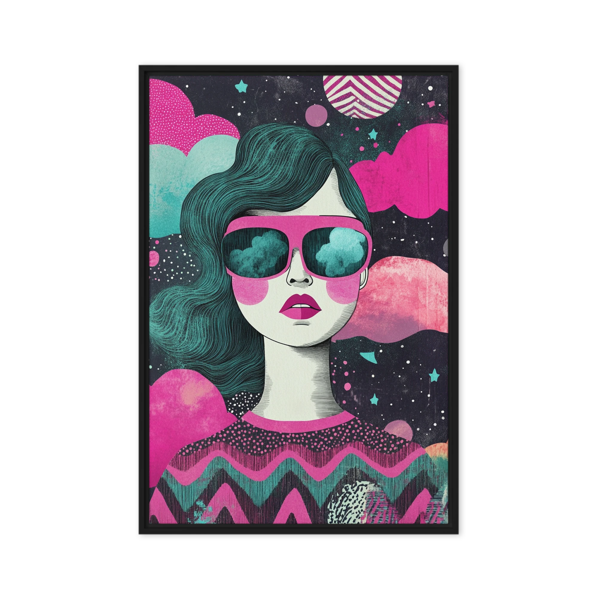 Cosmic Pop Portrait | Art Print