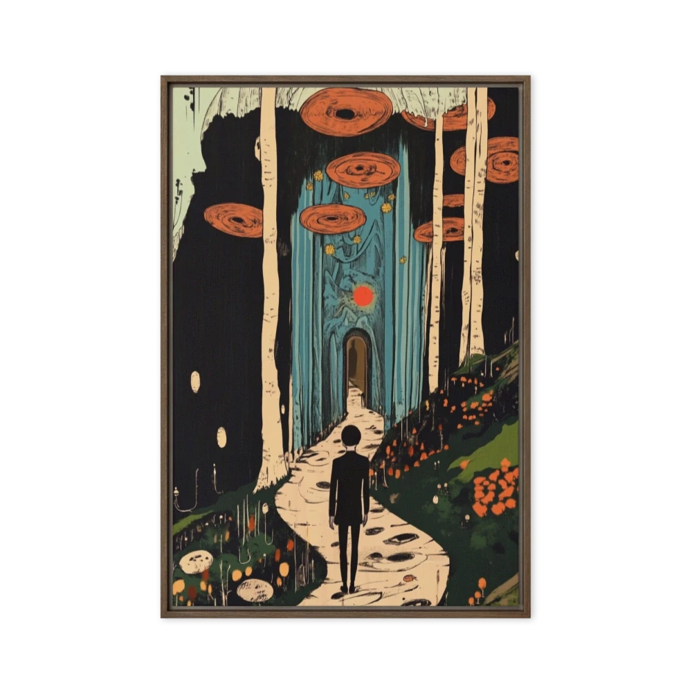 Surreal Forest Pathway Illustration