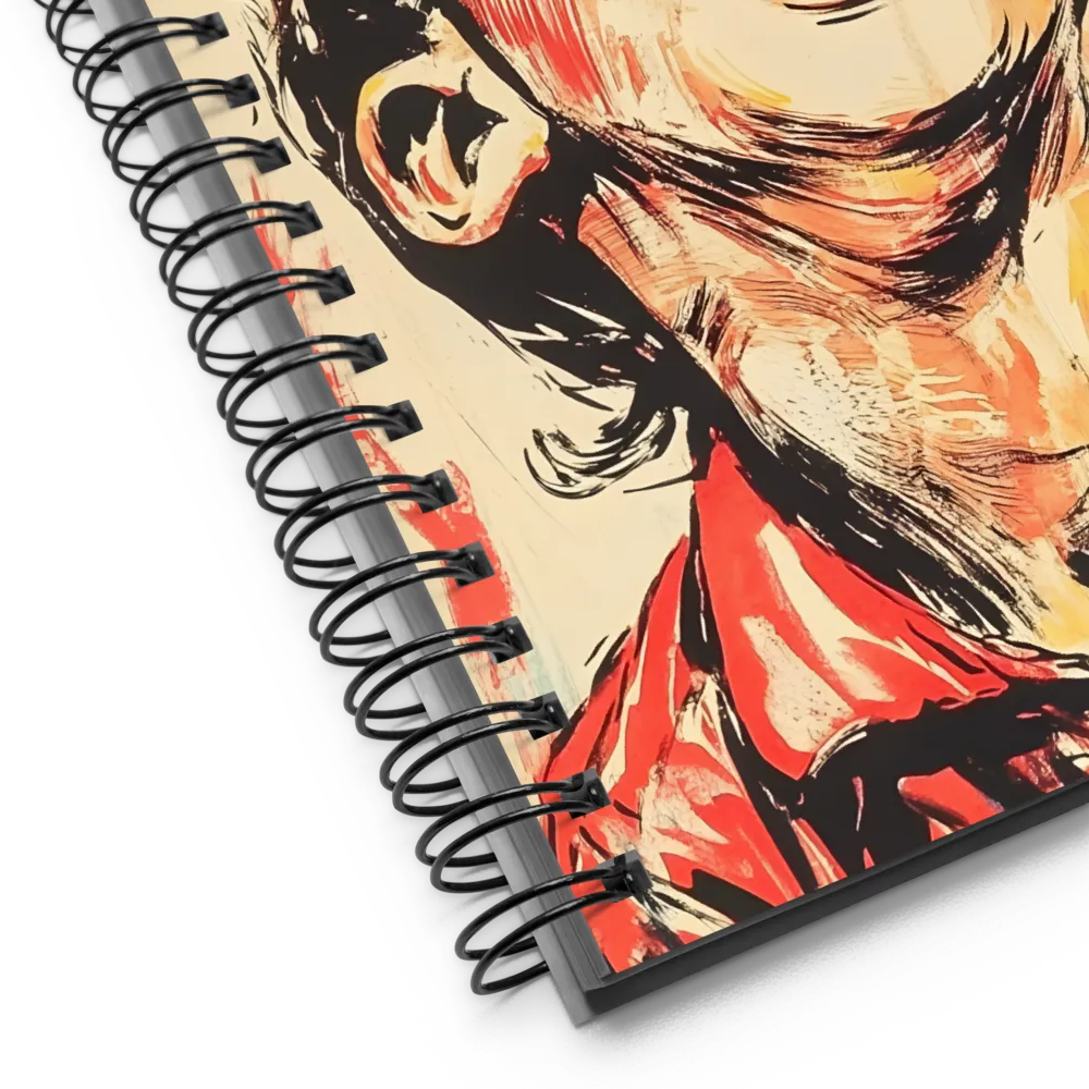 Emotional Outcry Portrait 
 Spiral Notebook | 140 pages