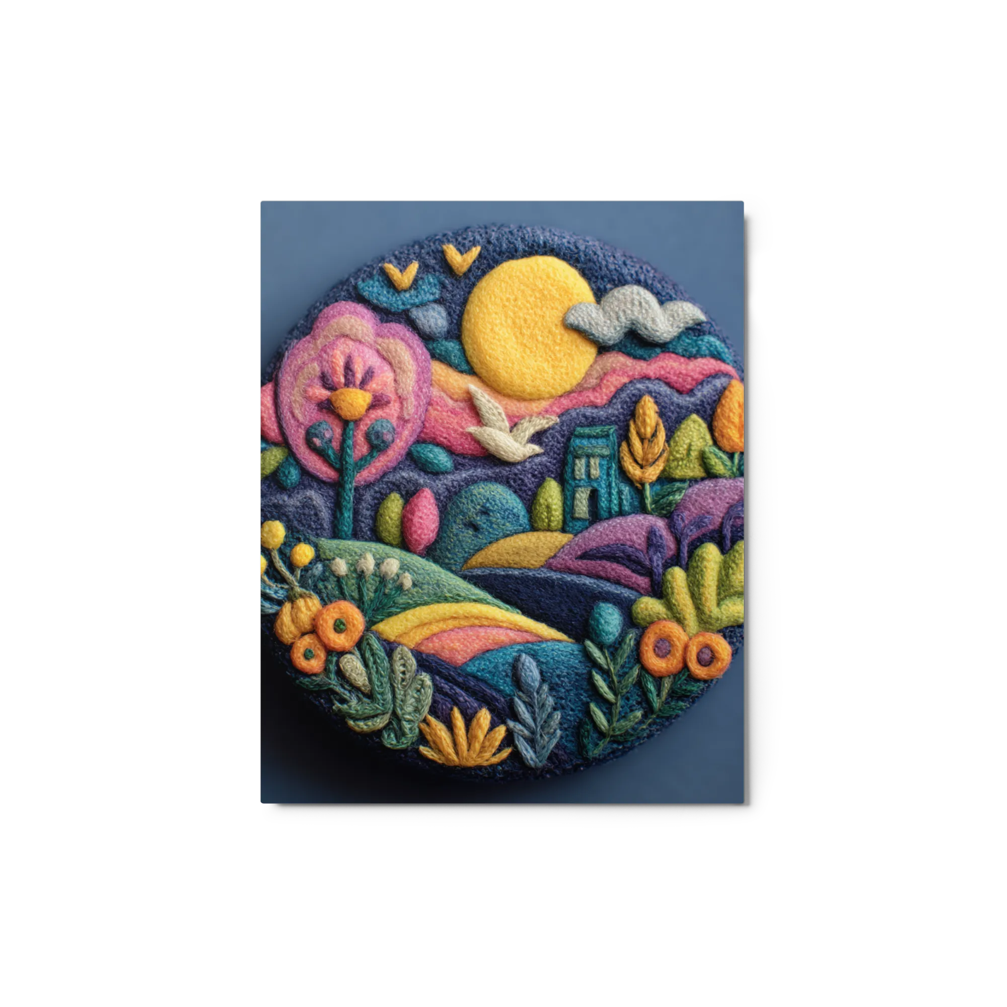 Whimsical Threaded Landscape