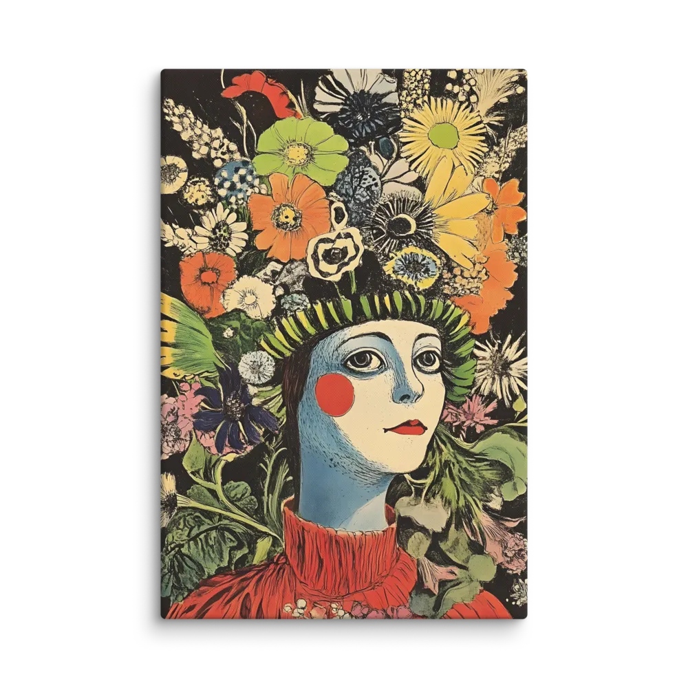 Woman of Flowers 
 Canvas | 18″x 26″