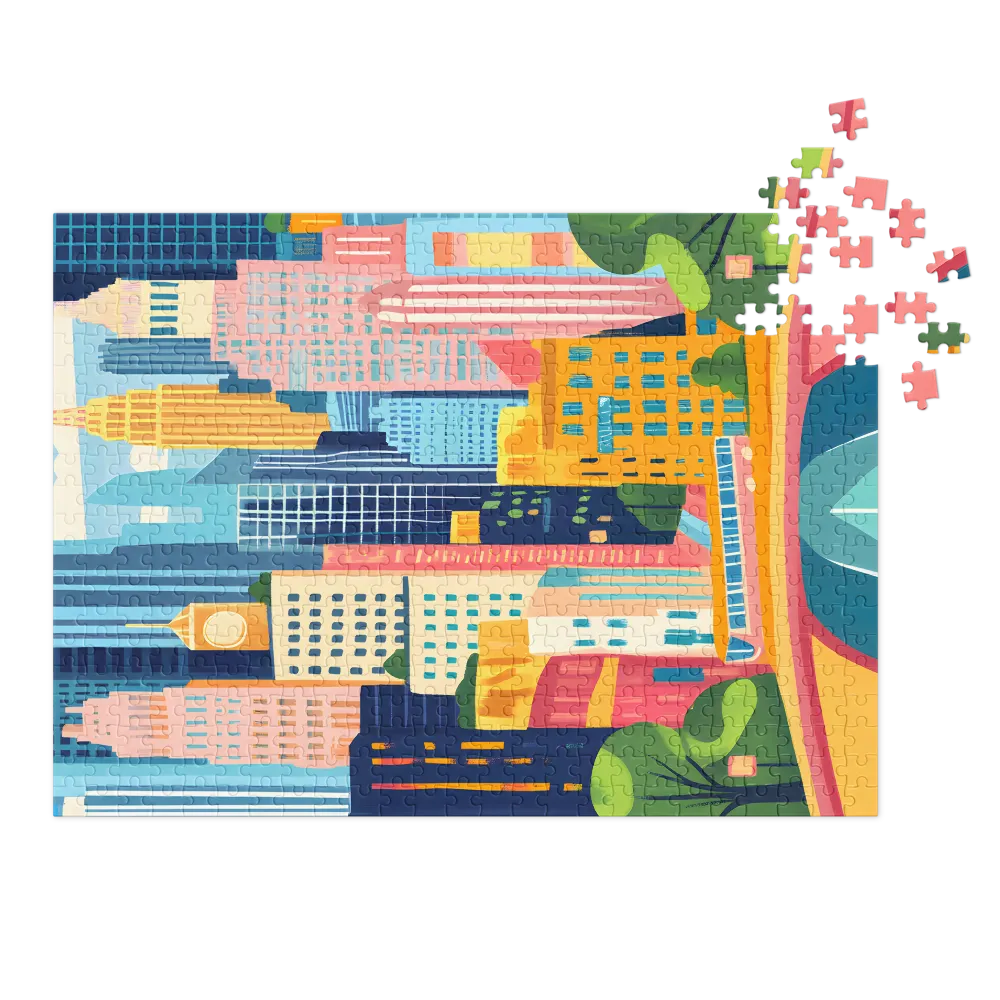 Urban Harmony 
 Jigsaw Puzzle in Tin Box