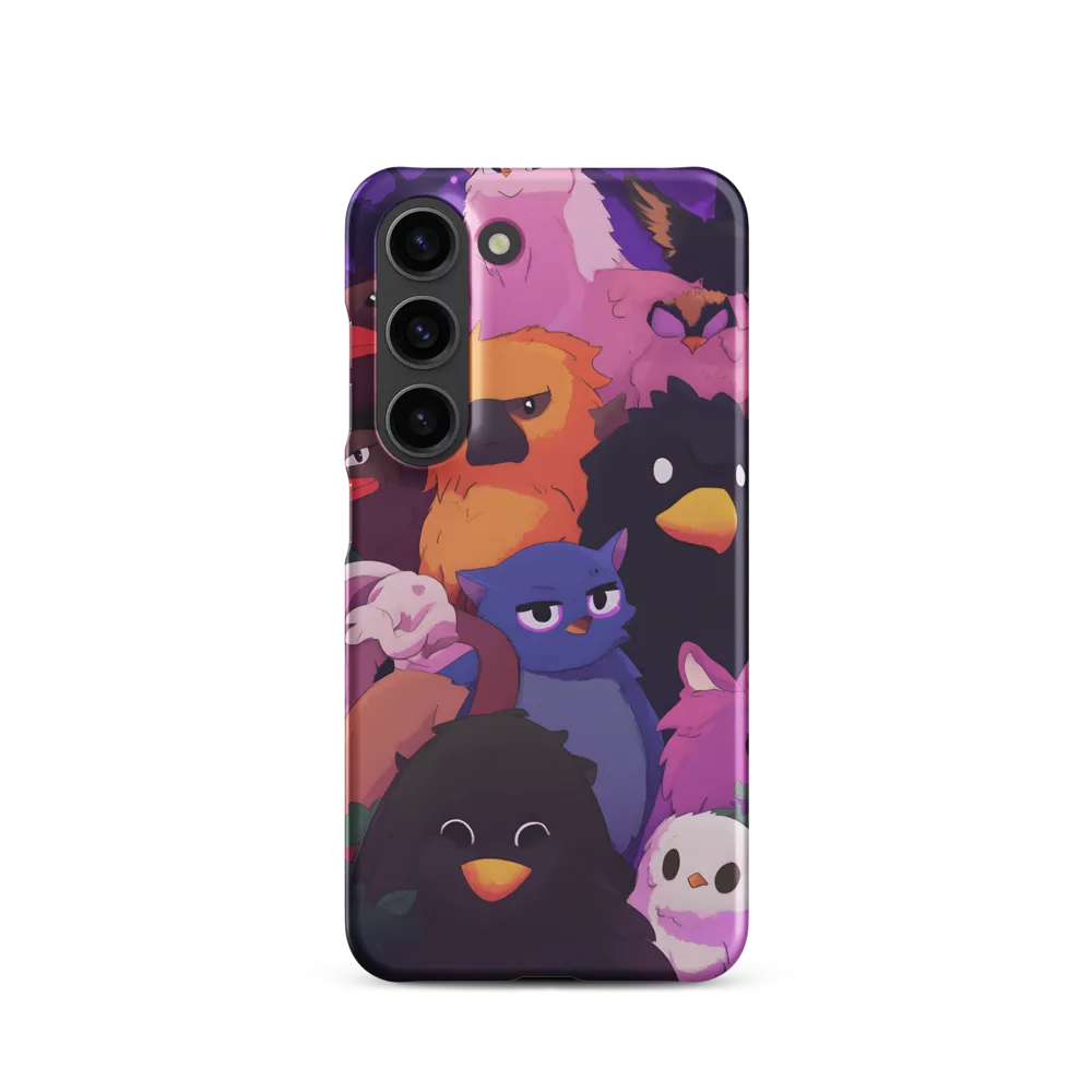 Colorful Cartoon Birds and Fantasy Creatures | Phone Case