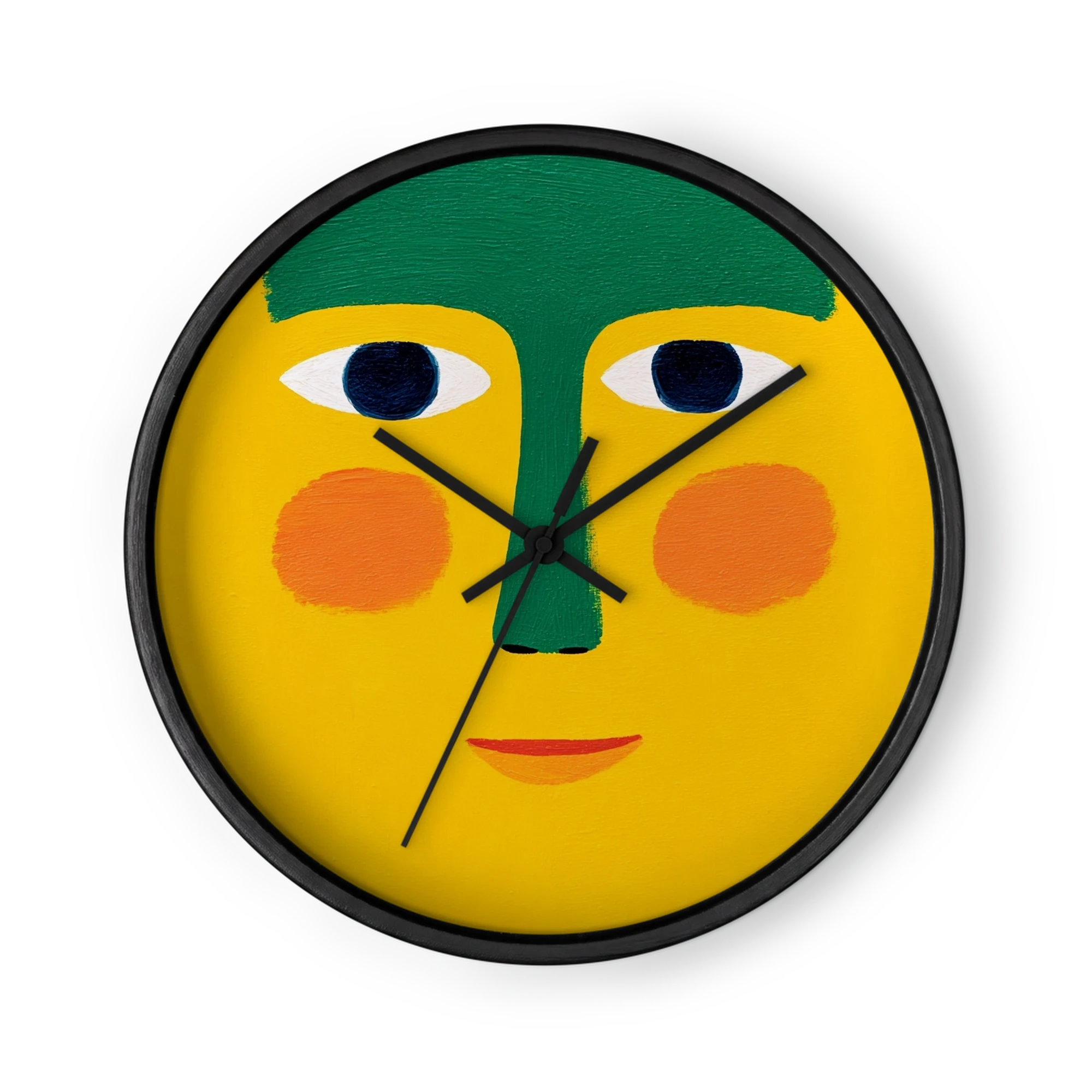Minimalist Color Block Portrait