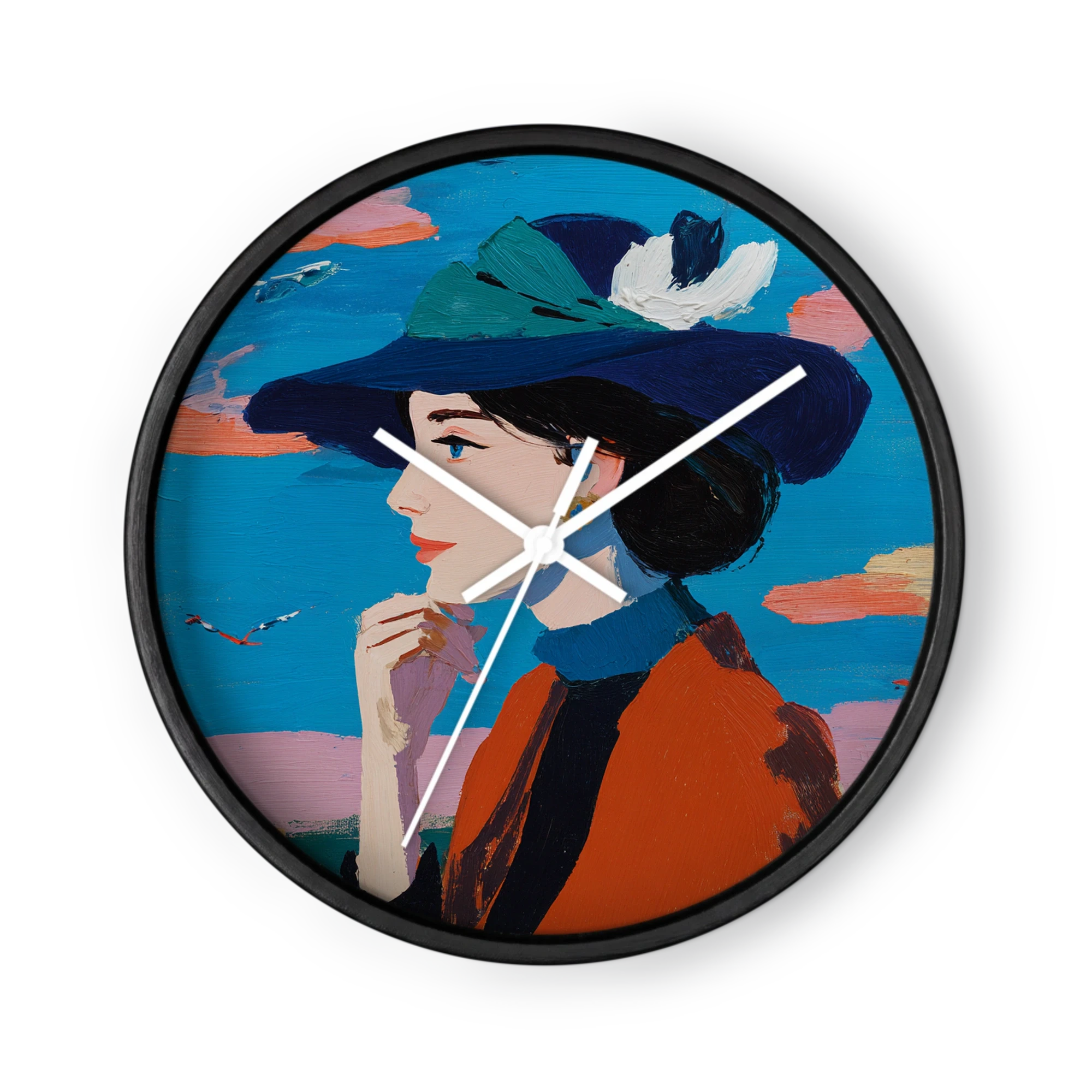 Hot Colour Under A Blue Hat — A Southern Afternoon